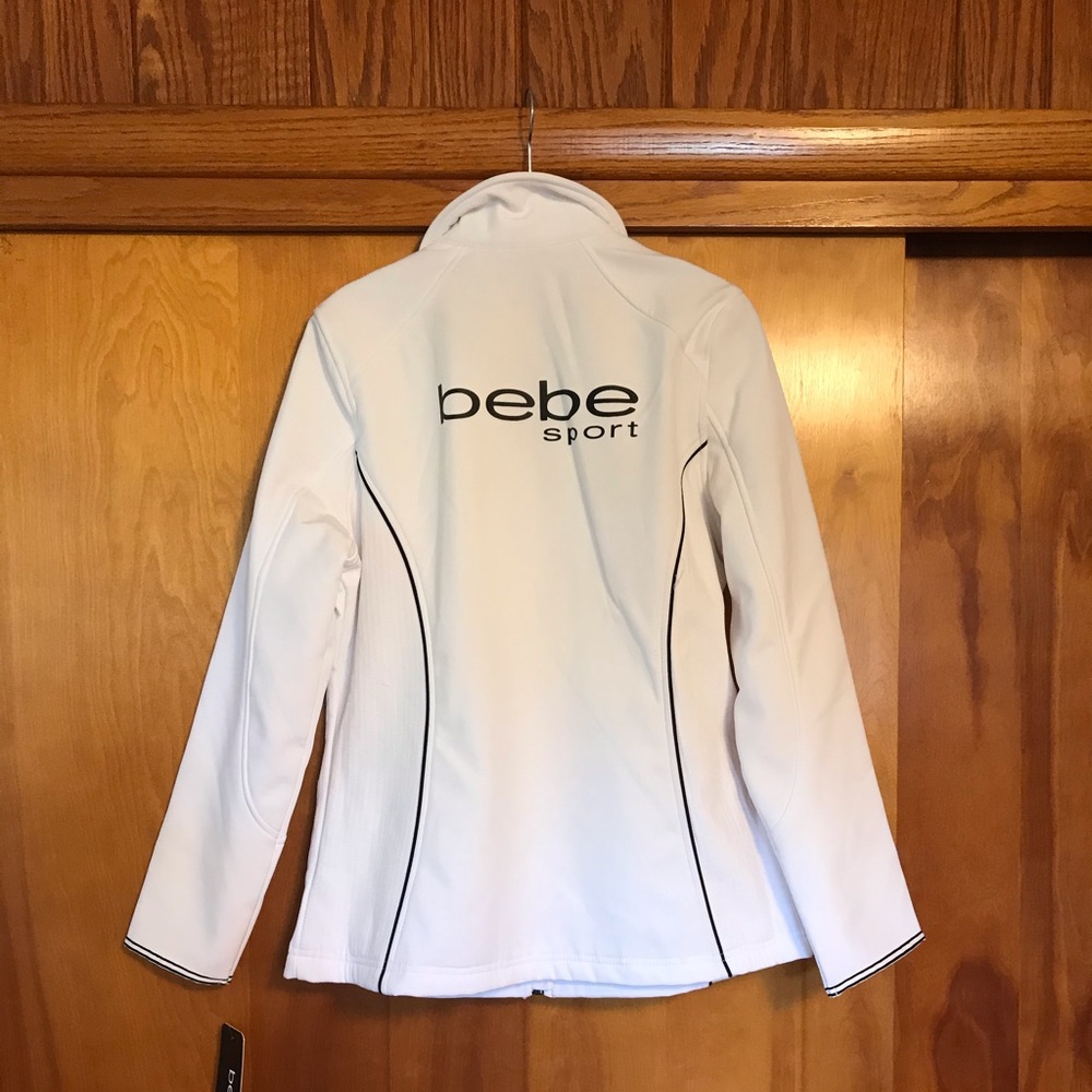 bebe Sport White Jacket - Picture 3 of 6